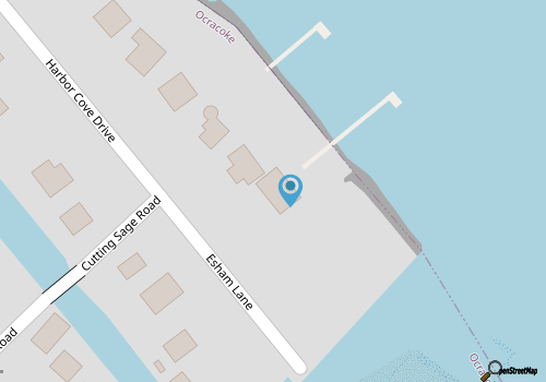 Bopp In: Waterfront Ocracoke Vacation Home in Oyster Creek map location