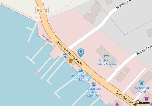 Off Island Adventures – Pamlico Adventure map location