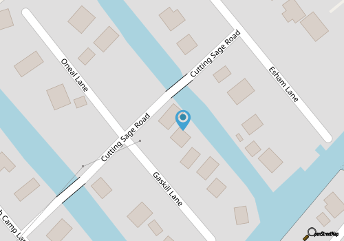 The Dory: Canal Front Home in Oyster Creek map location
