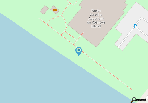 North Carolina Aquarium on Roanoke Island map location