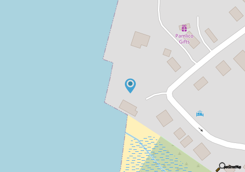 Shore Enuf: Waterfront home with private beach map location