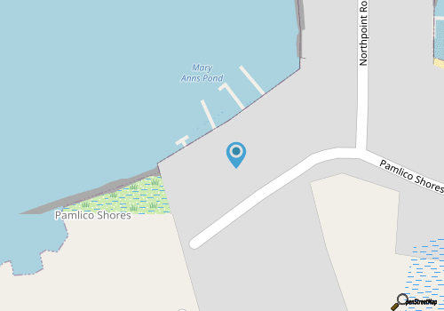 Badger Bungalow:  Sunsets over Pamlico Sound, private boat dock. map location
